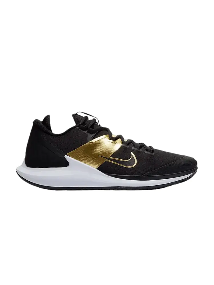 Кроссовки NikeCourt Air Zoom Zero HC 'Black Metallic Gold' — изображение 1 из 1