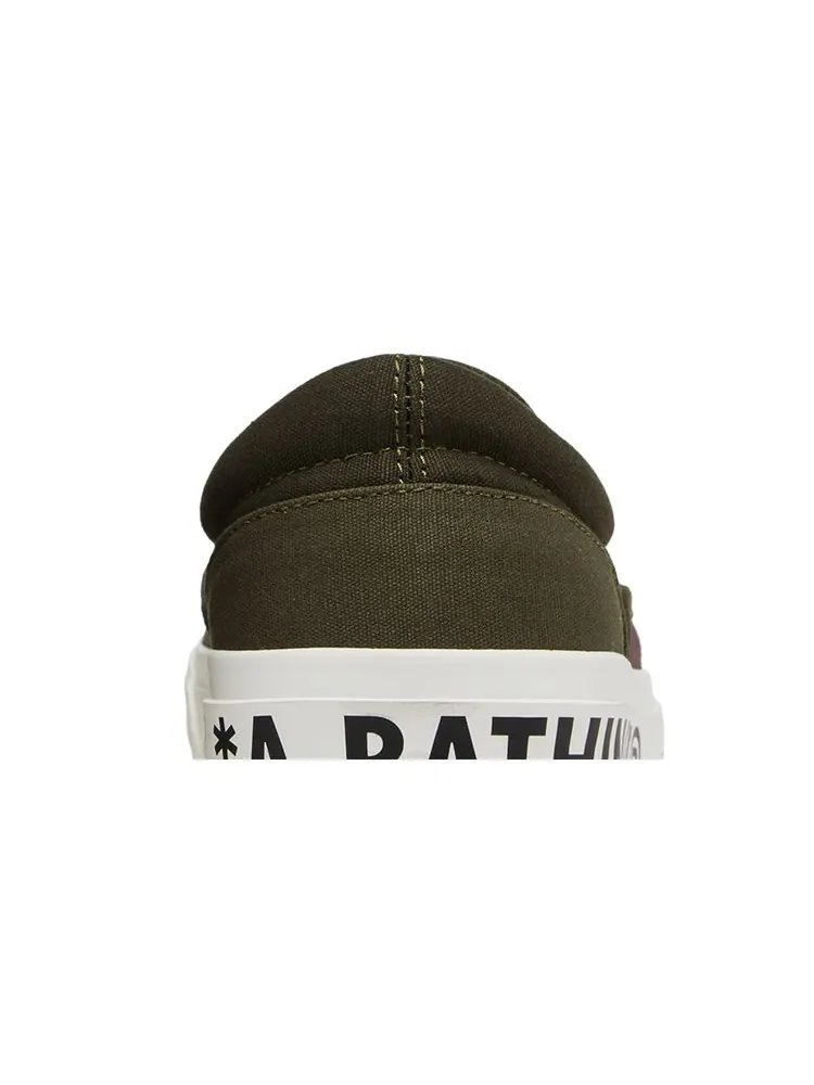 Тапочки AAPE Slip-On 'Green Camo' — изображение 7 из 8, зеленый