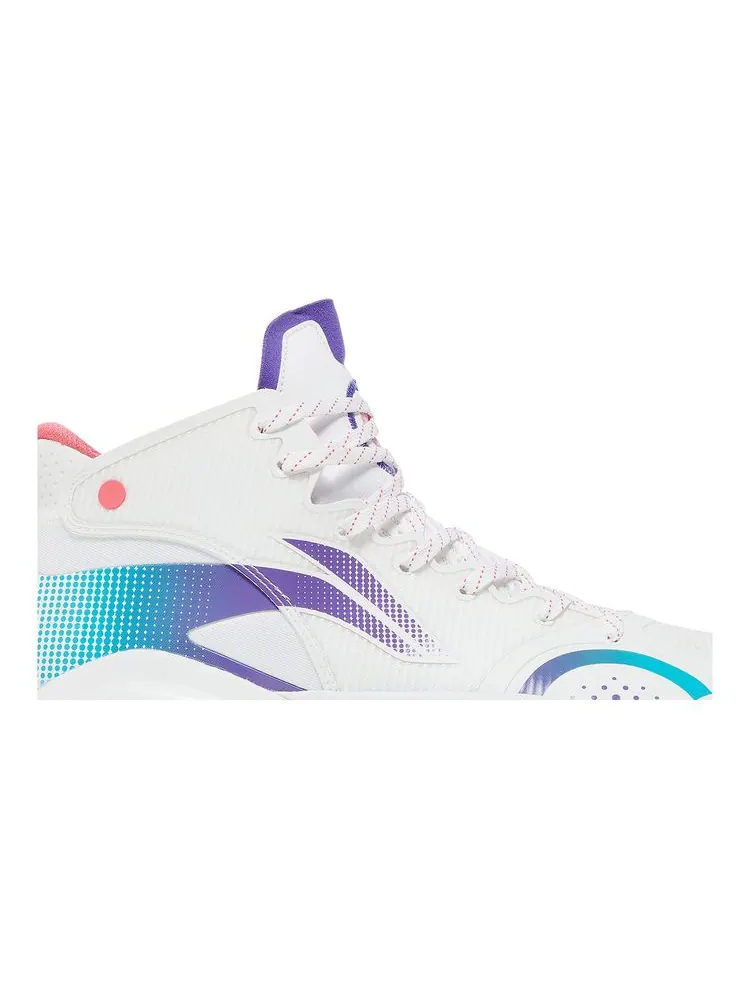 Кроссовки Yushuai 15 'White Purple Turquoise' — изображение 2 из 8, белый фиолетовый