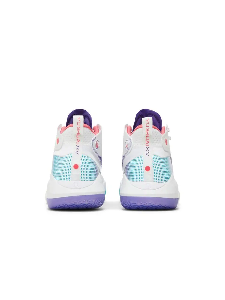 Кроссовки Yushuai 15 'White Purple Turquoise' — изображение 6 из 8, белый фиолетовый