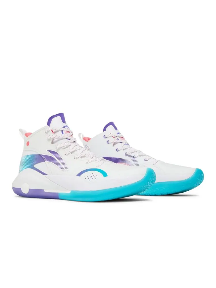 Кроссовки Yushuai 15 'White Purple Turquoise' — изображение 8 из 8, белый фиолетовый