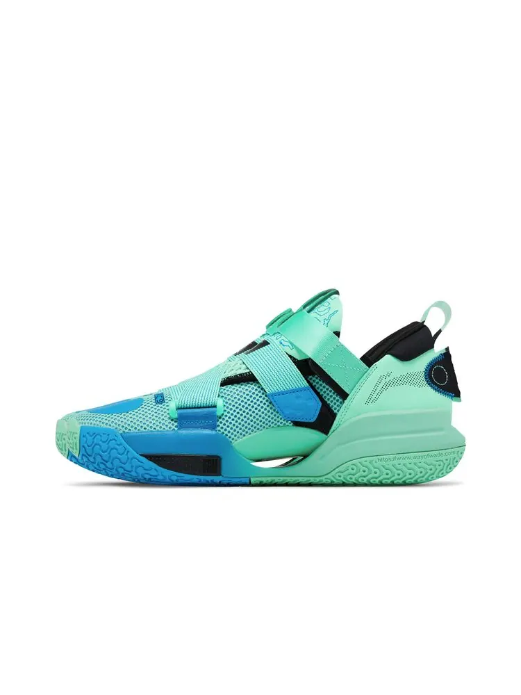 Кроссовки Wade All City 9 V2 'Neon Azure Green' — изображение 3 из 8, неоновый зеленый