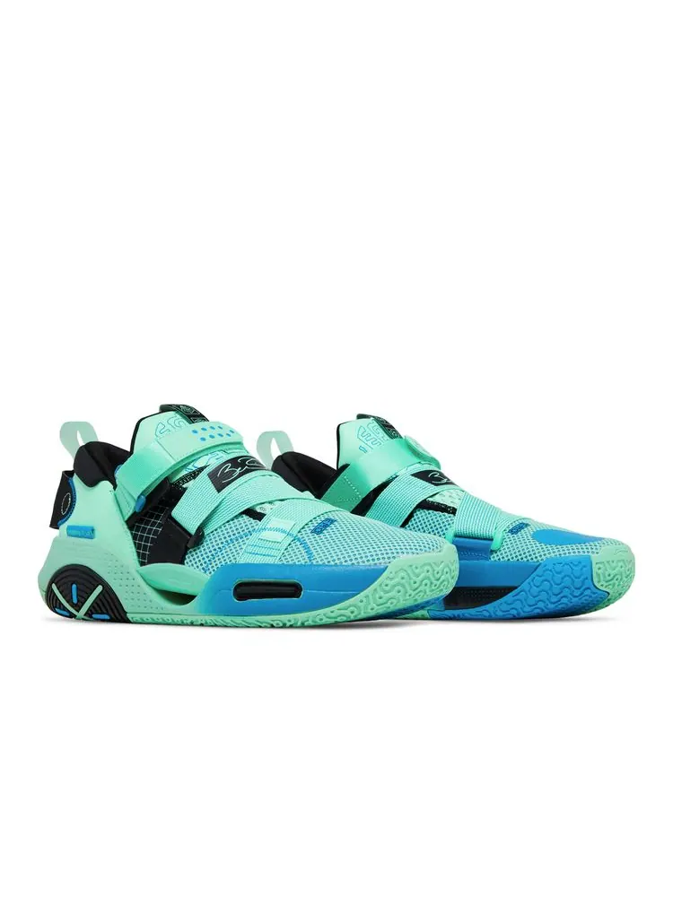 Кроссовки Wade All City 9 V2 'Neon Azure Green' — изображение 8 из 8, неоновый зеленый