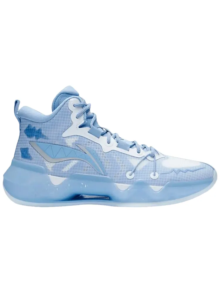 Кроссовки Li-Ning Sharp Blade 2 Mid 'Snow Blue' — изображение 1 из 1, синий
