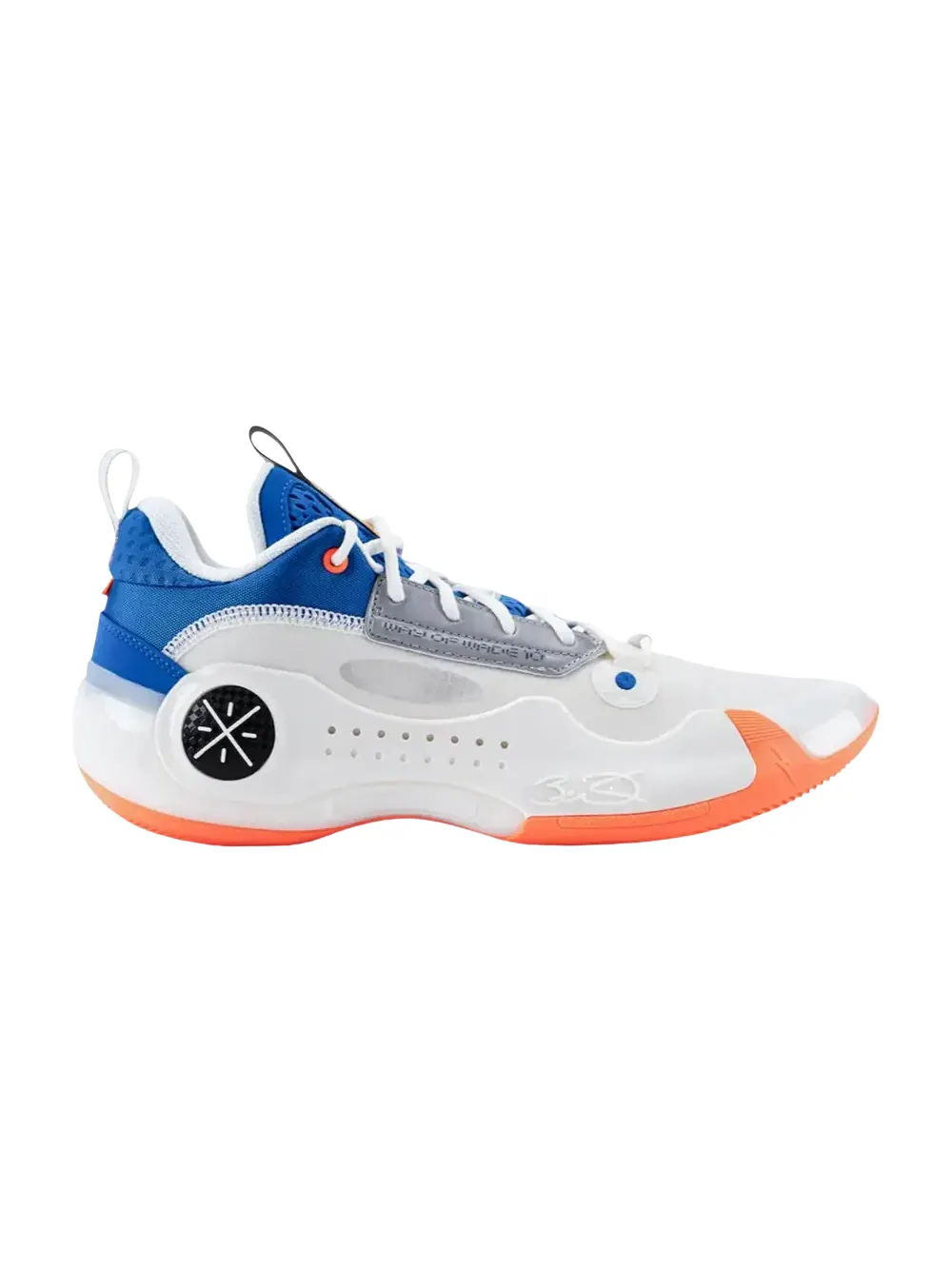Кроссовки Li-Ning Way of Wade 10 Low — изображение 1 из 1, белый/синий/оранжевый