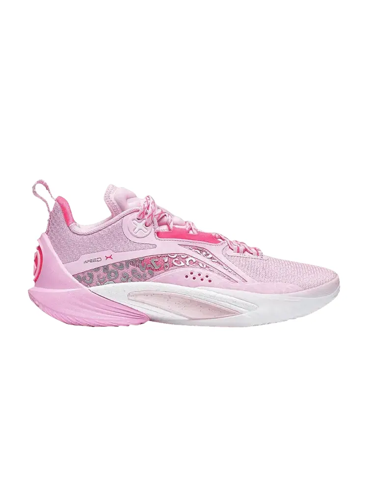 Кроссовки Li-Ning Speed 10 Pink Leopard — изображение 1 из 1, розовый
