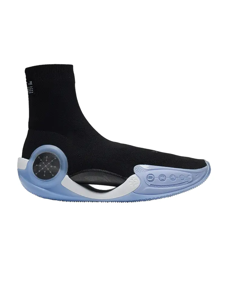Кроссовки Li-Ning Glare x Way of Wade 9 LS GS Black — изображение 1 из 1, черный
