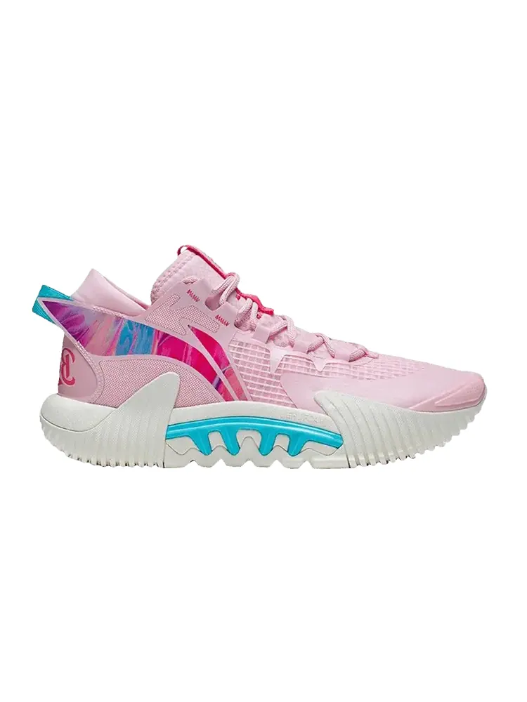 Кроссовки Li-Ning Bad Five 2 Low Pink Iridescent — изображение 1 из 1, розовый