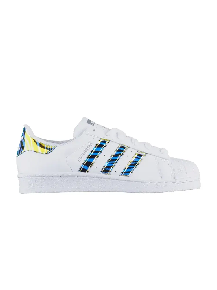 Кроссовки adidas Superstar J — изображение 1 из 1, белый/черный-белый