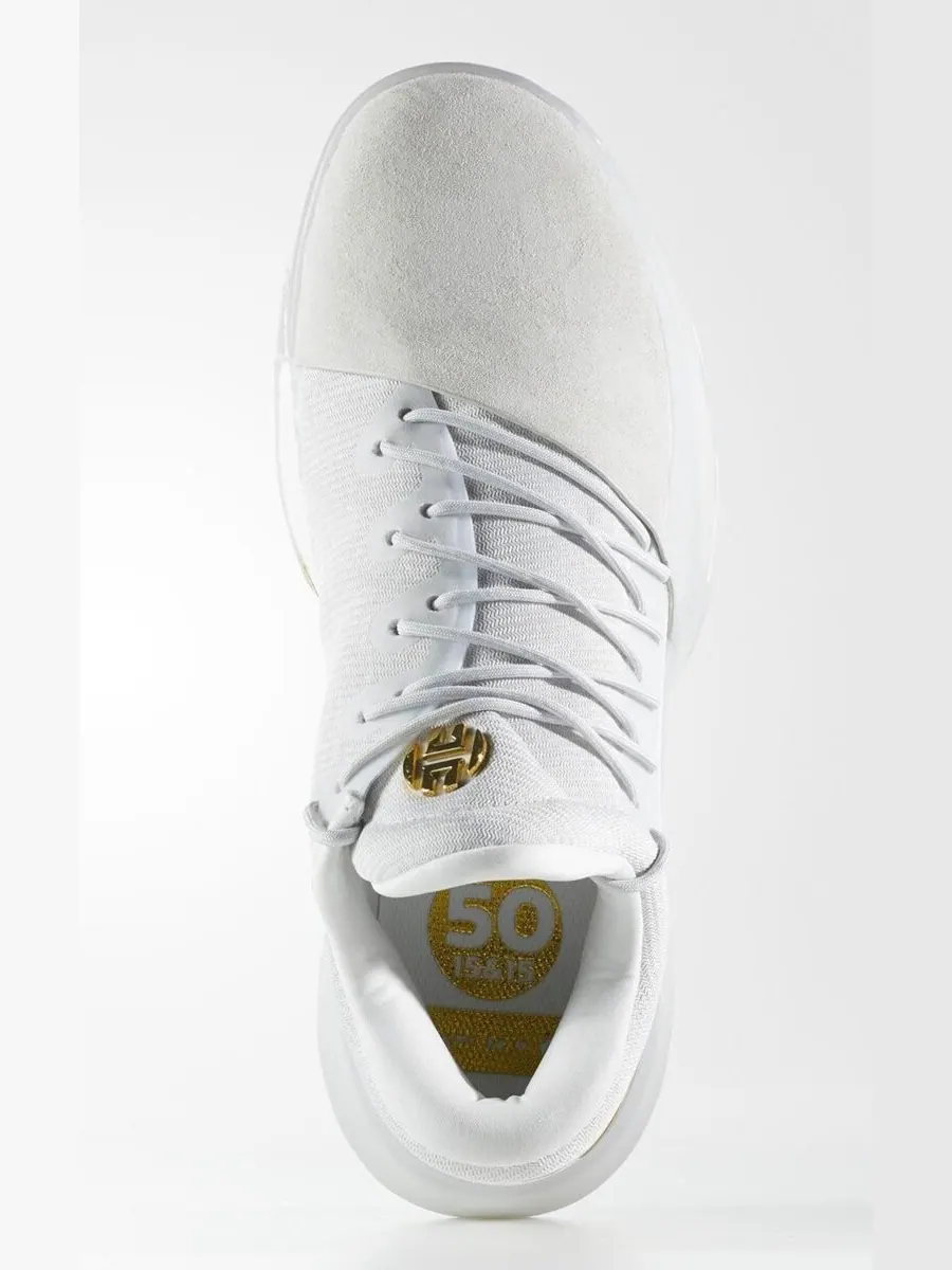Кроссовки Adidas Harden Vol. 1 'MVP' — изображение 3 из 4, белый