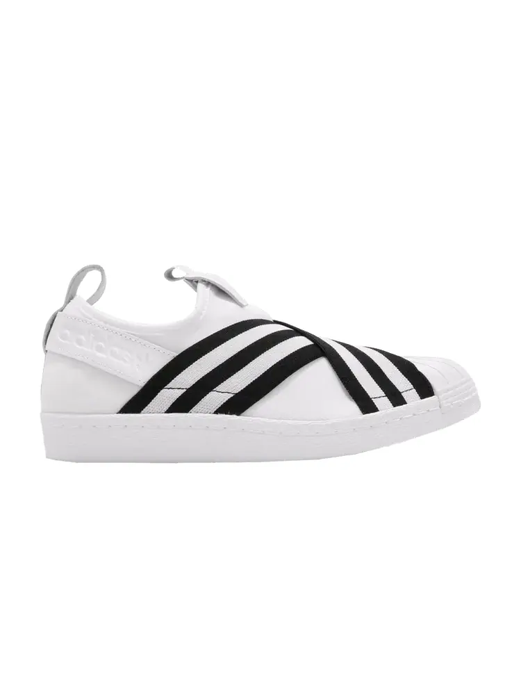 Кроссовки adidas Wmns Superstar Slip-On 'Footwear White' — изображение 1 из 1, белый/белый/черный