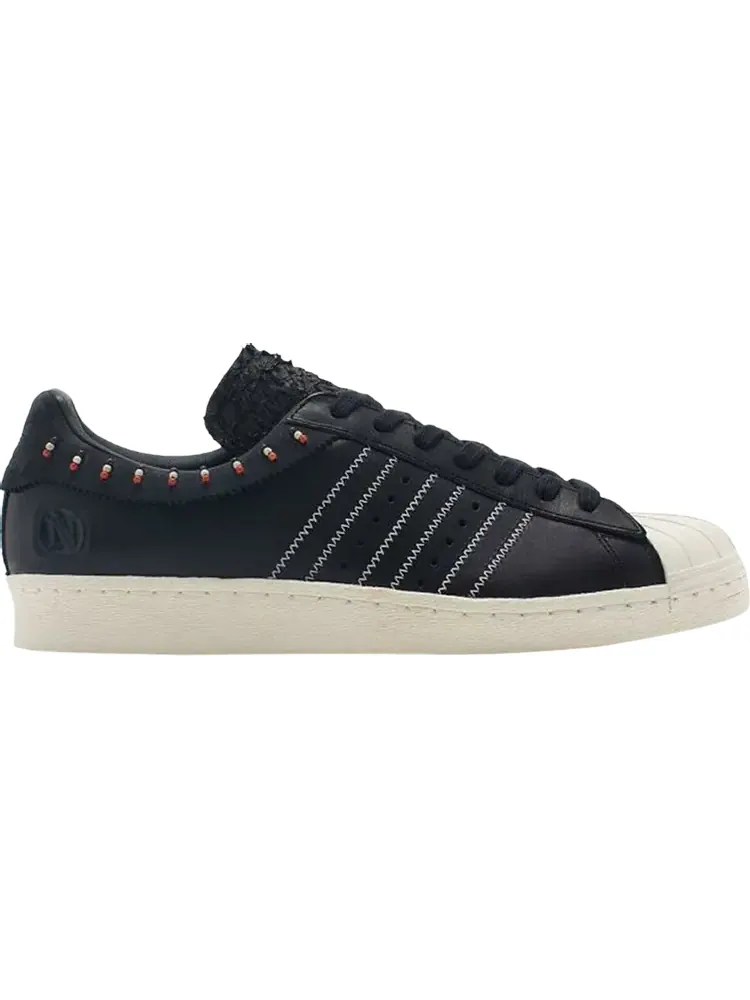 Кроссовки Adidas Invincible x Superstar 80V 'Tribal' — изображение 1 из 1, черный