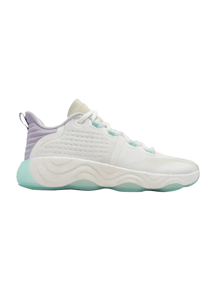 Кроссовки Li-Ning Wmns No Boundaries 3 Rice White Bad Five Purple — изображение 1 из 1, белый