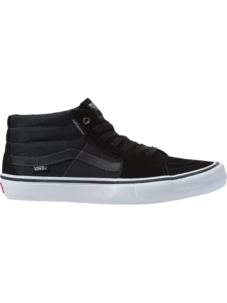 Кеды Vans Anti Hero x SK8-Mid Pro Grosso — изображение 1 из 1, черный