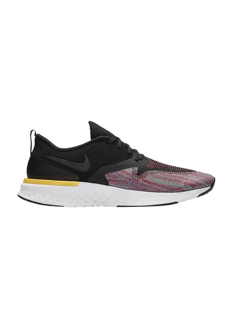 Кроссовки Nike Odyssey React Flyknit 2 'Black Multi' — изображение 1 из 1, черный/красный//черный