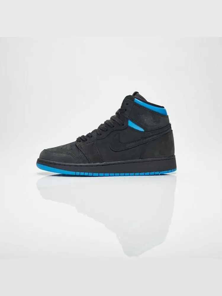 Кроссовки Air Jordan 1 Retro High OG BG Quai 54 — изображение 3 из 8, черный