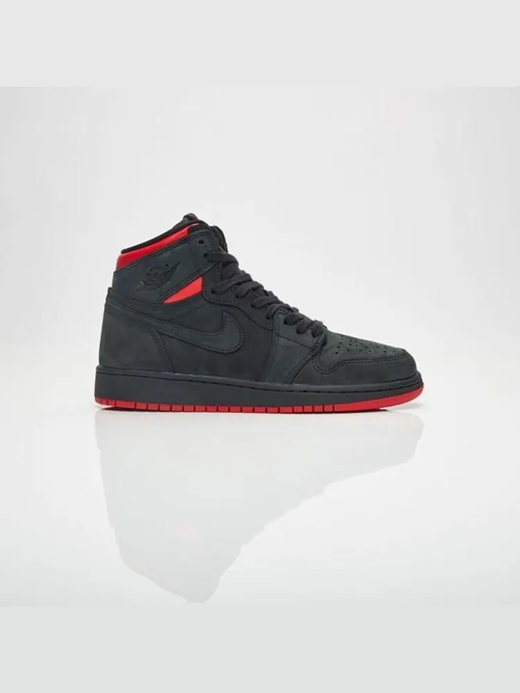 Кроссовки Air Jordan 1 Retro High OG BG Quai 54 — изображение 4 из 8, черный