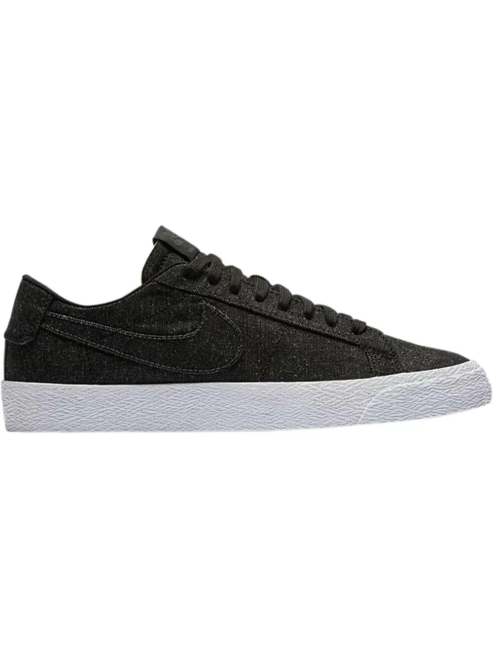 Кеды Nike Zoom Blazer Low SB Canvas Deconstructed Anthracite — изображение 1 из 1, белый/темно-серый