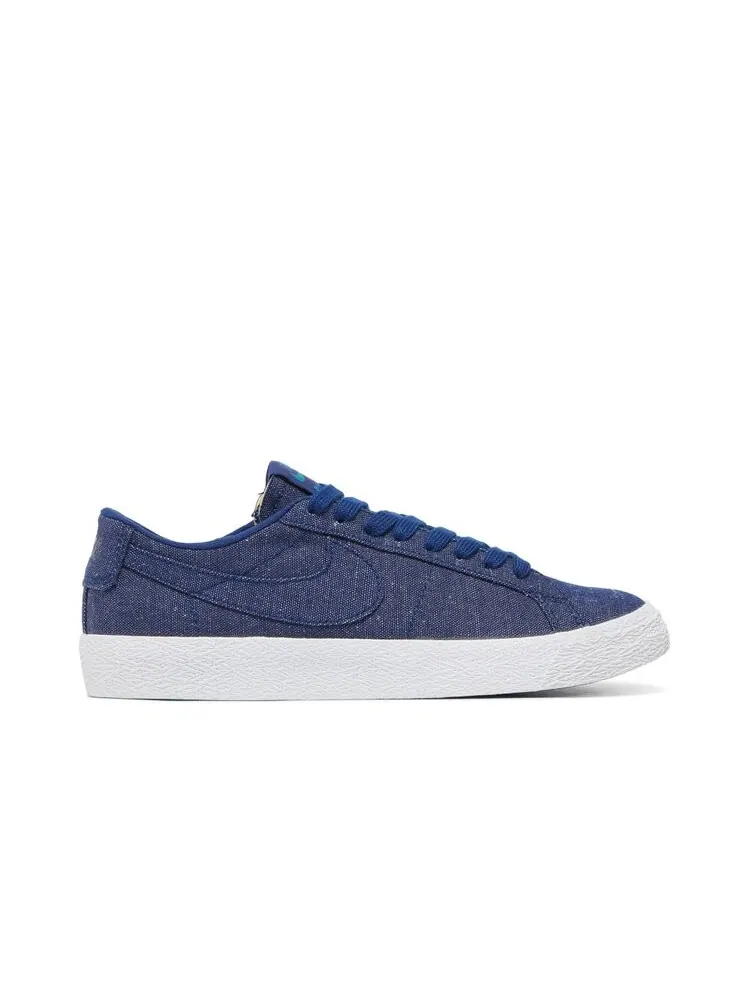 Кроссовки Nike Zoom Blazer Low Canvas Decon SB 'Blue Void' — изображение 1 из 4, синий