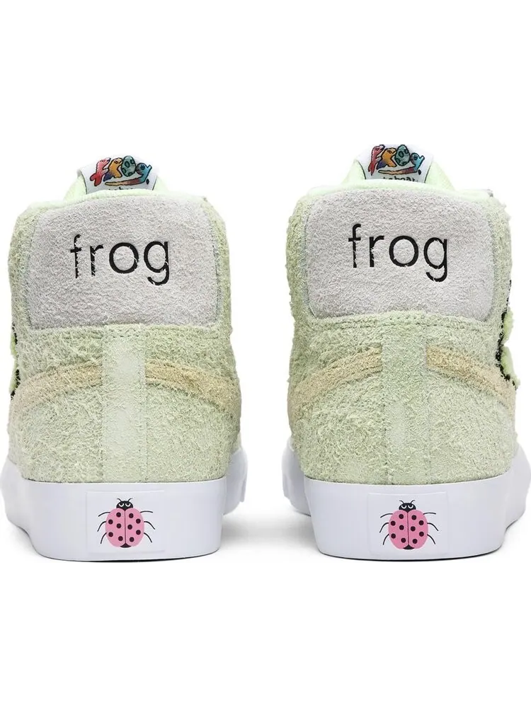 Кроссовки Nike Frog Skateboards x Blazer Mid SB QS 'Frog Skateboards' — изображение 6 из 8, зеленый