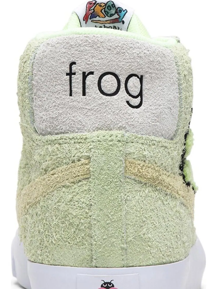 Кроссовки Nike Frog Skateboards x Blazer Mid SB QS 'Frog Skateboards' — изображение 7 из 8, зеленый