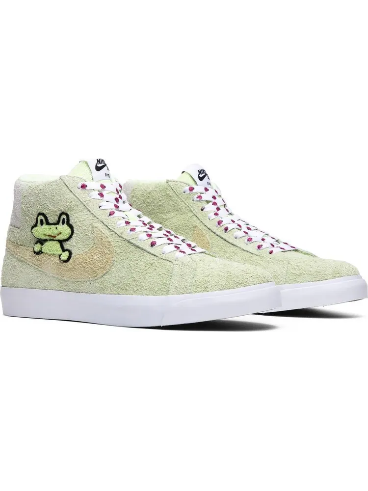 Кроссовки Nike Frog Skateboards x Blazer Mid SB QS 'Frog Skateboards' — изображение 8 из 8, зеленый