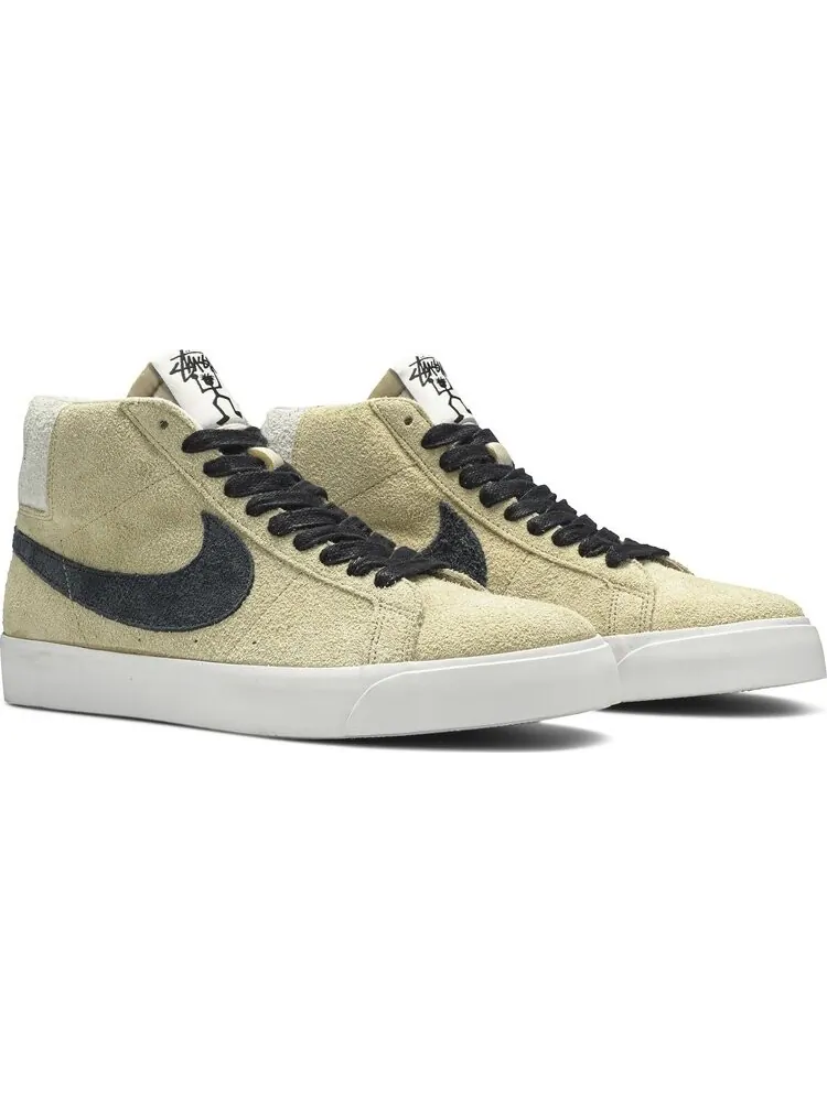 Кроссовки Nike Stussy x Blazer Mid SB 'Midwest Gold' — изображение 8 из 8, загар