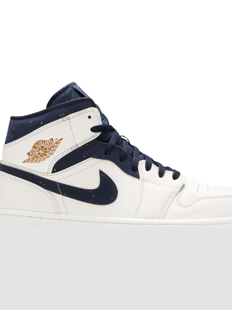 Кроссовки Air Jordan 1 Mid Jeter — изображение 2 из 8, белый