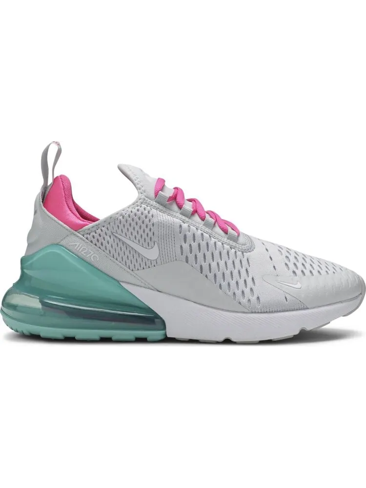 Кроссовки Nike Wmns Air Max 270 'South Beach' — изображение 1 из 8, серебряный