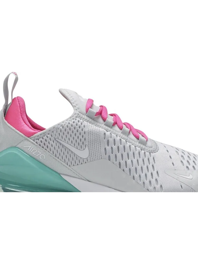 Кроссовки Nike Wmns Air Max 270 'South Beach' — изображение 2 из 8, серебряный