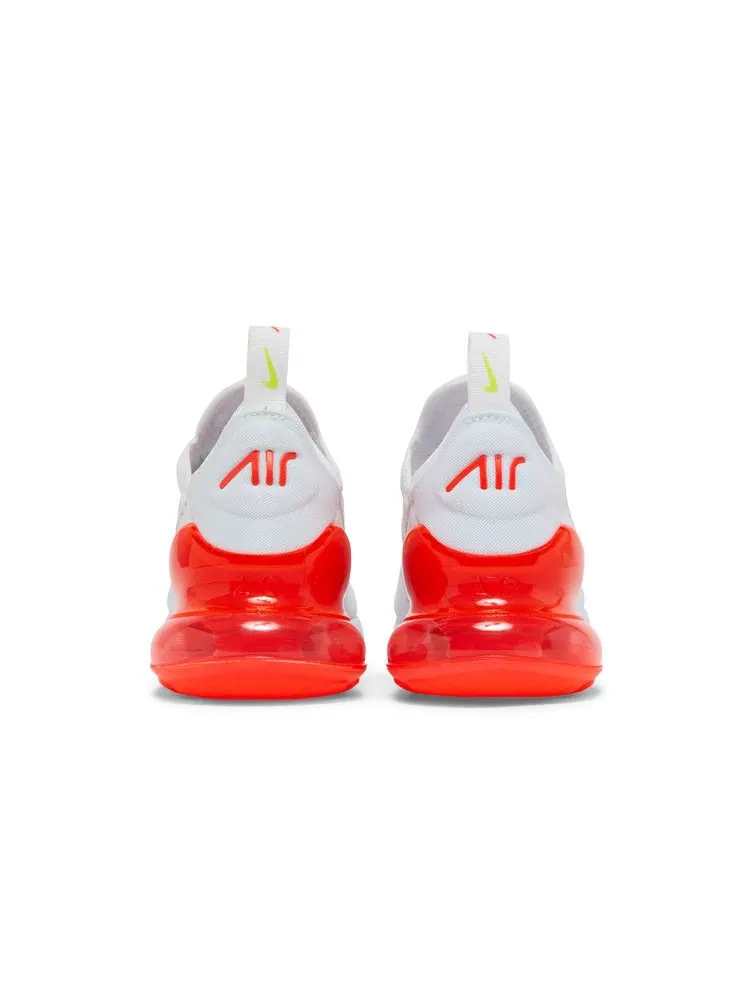 Кроссовки Nike Wmns Air Max 270 'White Bright Crimson Volt' — изображение 7 из 9, белый//яркий/черный