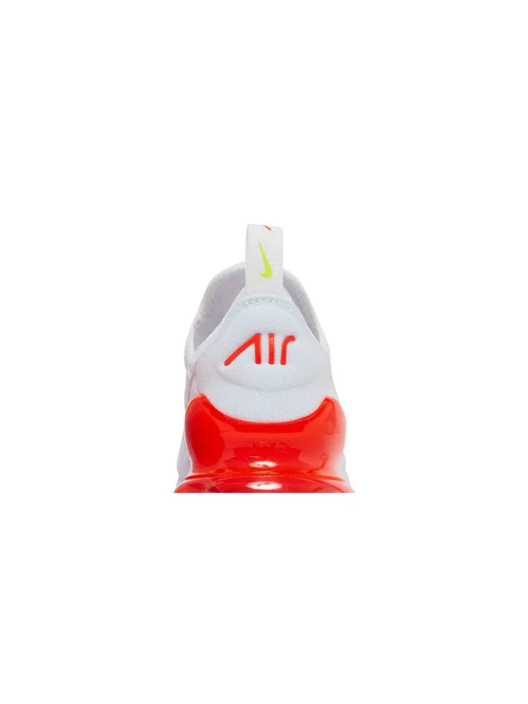 Кроссовки Nike Wmns Air Max 270 'White Bright Crimson Volt' — изображение 8 из 9, белый//яркий/черный
