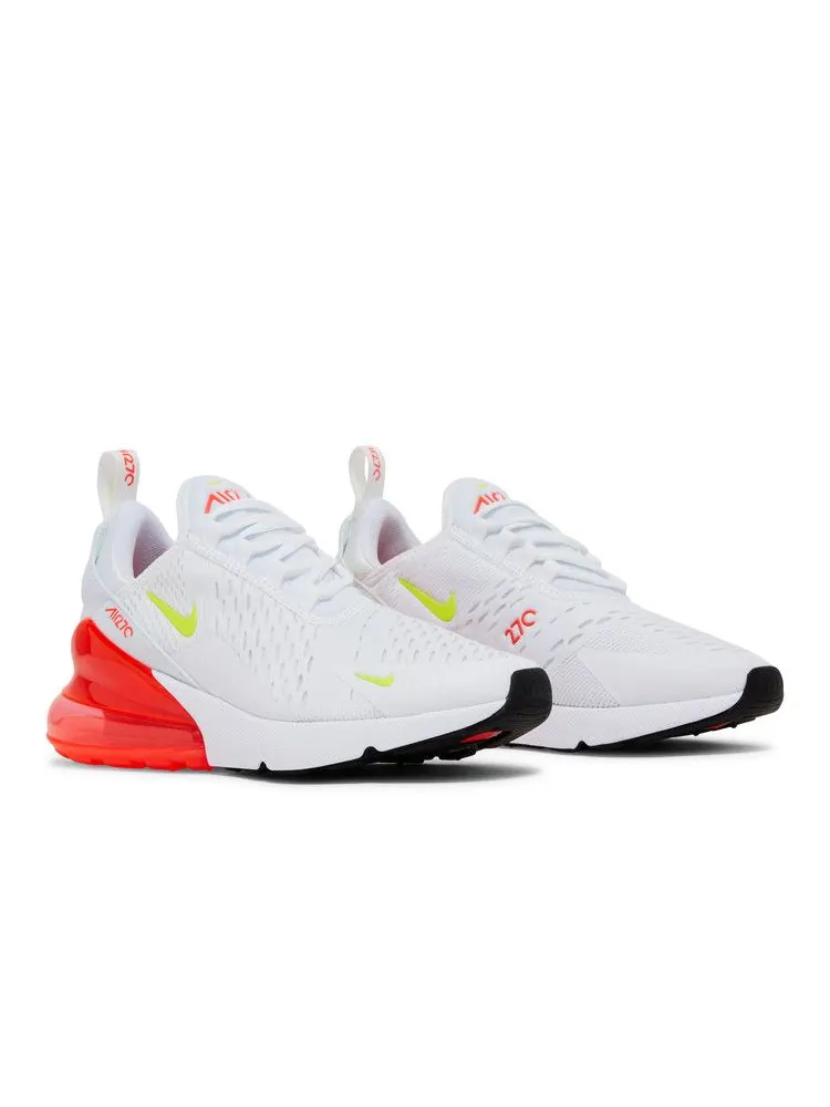 Кроссовки Nike Wmns Air Max 270 'White Bright Crimson Volt' — изображение 9 из 9, белый//яркий/черный