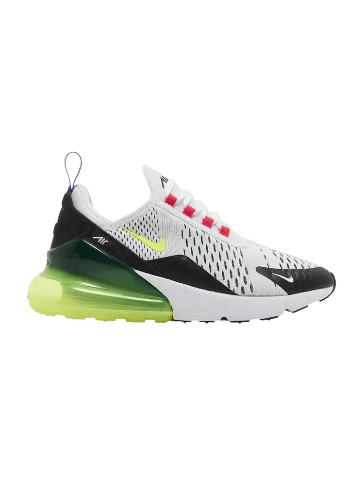 Кроссовки Nike Wmns Air Max 270 'White Volt Siren Red' — изображение 1 из 9, белый//светлый/красный