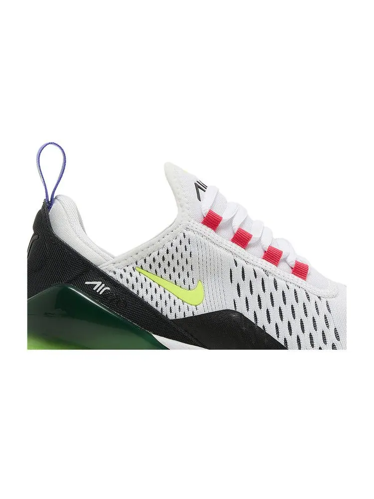 Кроссовки Nike Wmns Air Max 270 'White Volt Siren Red' — изображение 3 из 9, белый//светлый/красный