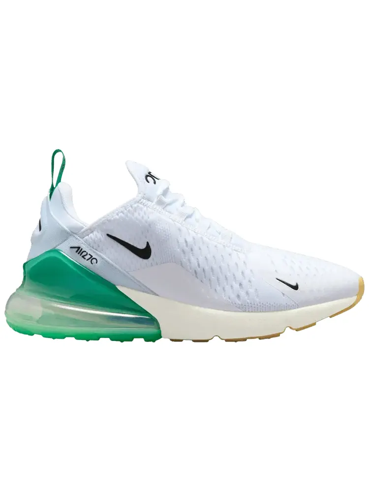 Кроссовки Nike Wmns Air Max 270 'White Stadium Green' — изображение 1 из 5, белый зеленый