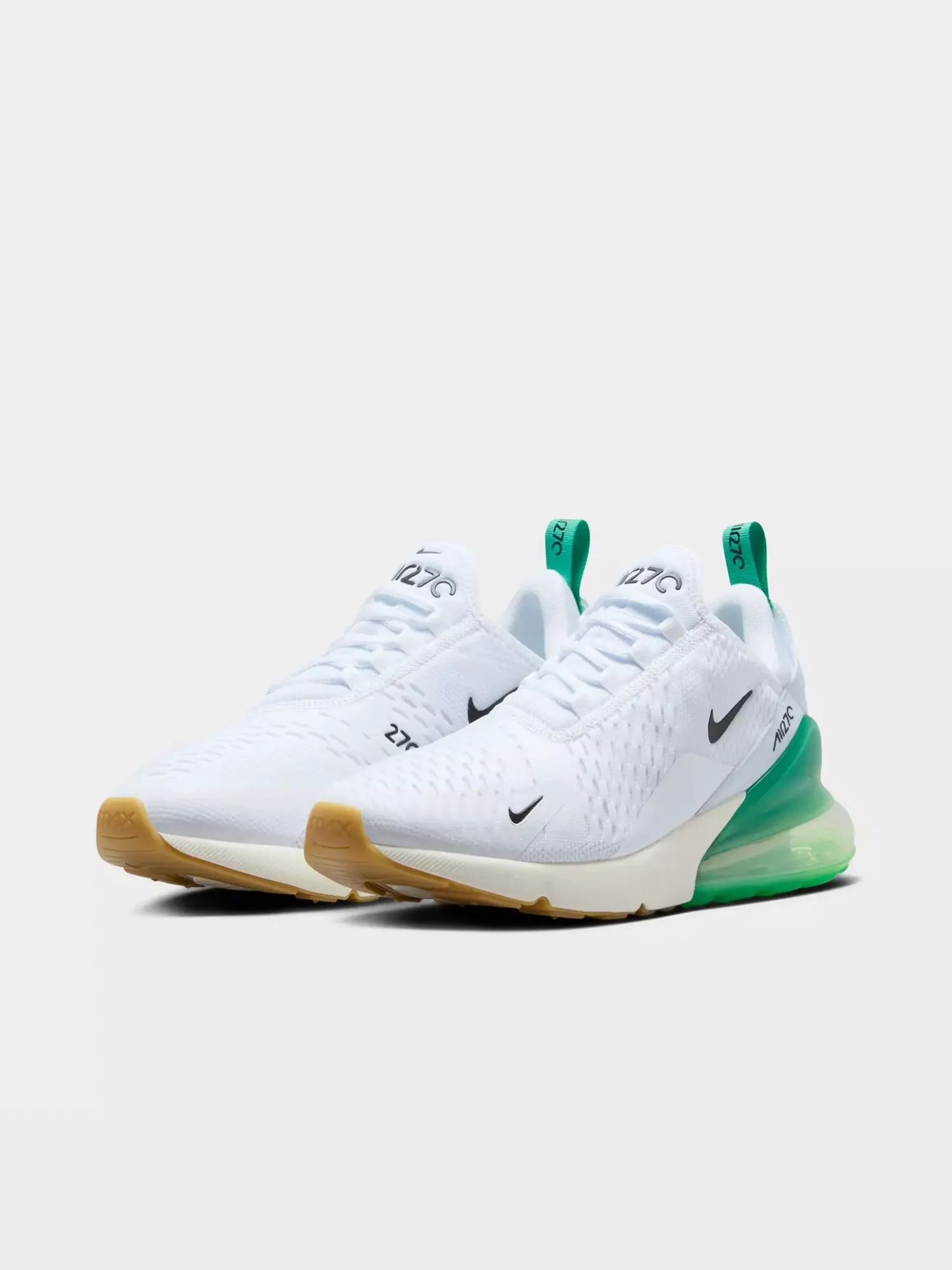 Кроссовки Nike Wmns Air Max 270 'White Stadium Green' — изображение 2 из 5, белый зеленый