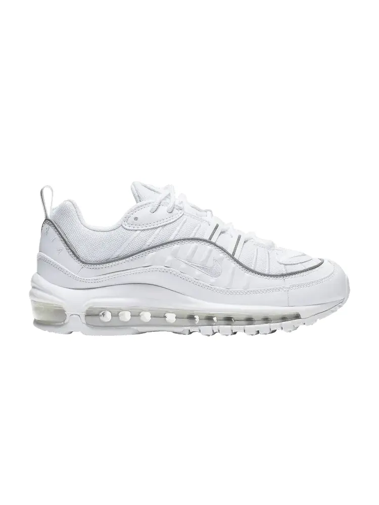 Кроссовки Nike Wmns Air Max 98 'Triple White' — изображение 1 из 1, белый/белый/белый