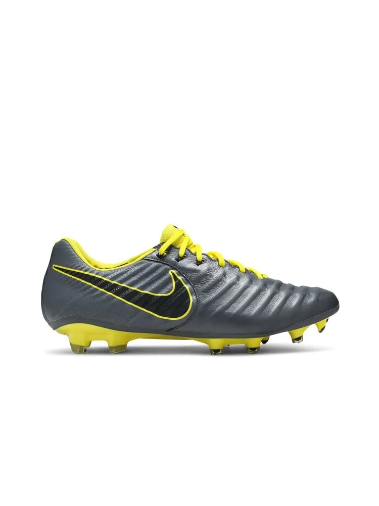 Кроссовки Nike Tiempo Legend 7 Elite FG 'Dark Grey Opti Yellow' — изображение 1 из 4, серый