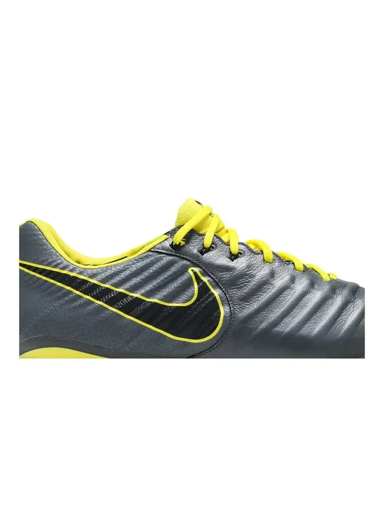 Кроссовки Nike Tiempo Legend 7 Elite FG 'Dark Grey Opti Yellow' — изображение 2 из 4, серый
