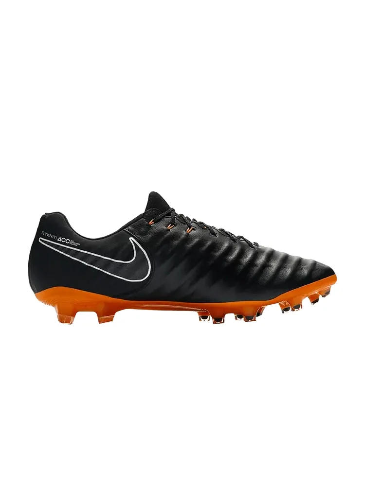 Кроссовки Nike Tiempo Legend 7 Elite FG — изображение 1 из 1, черный оранжевый
