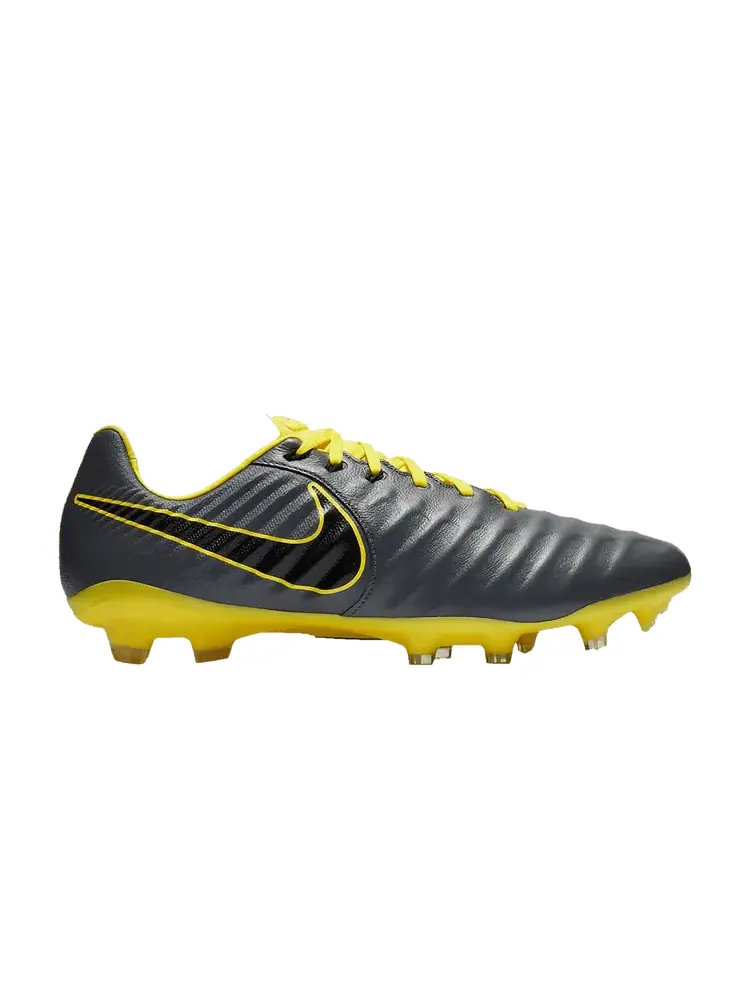 Кроссовки Tiempo Legend 7 Pro FG 'Dark Grey Opti Yellow' — изображение 1 из 1, темный серый желтый