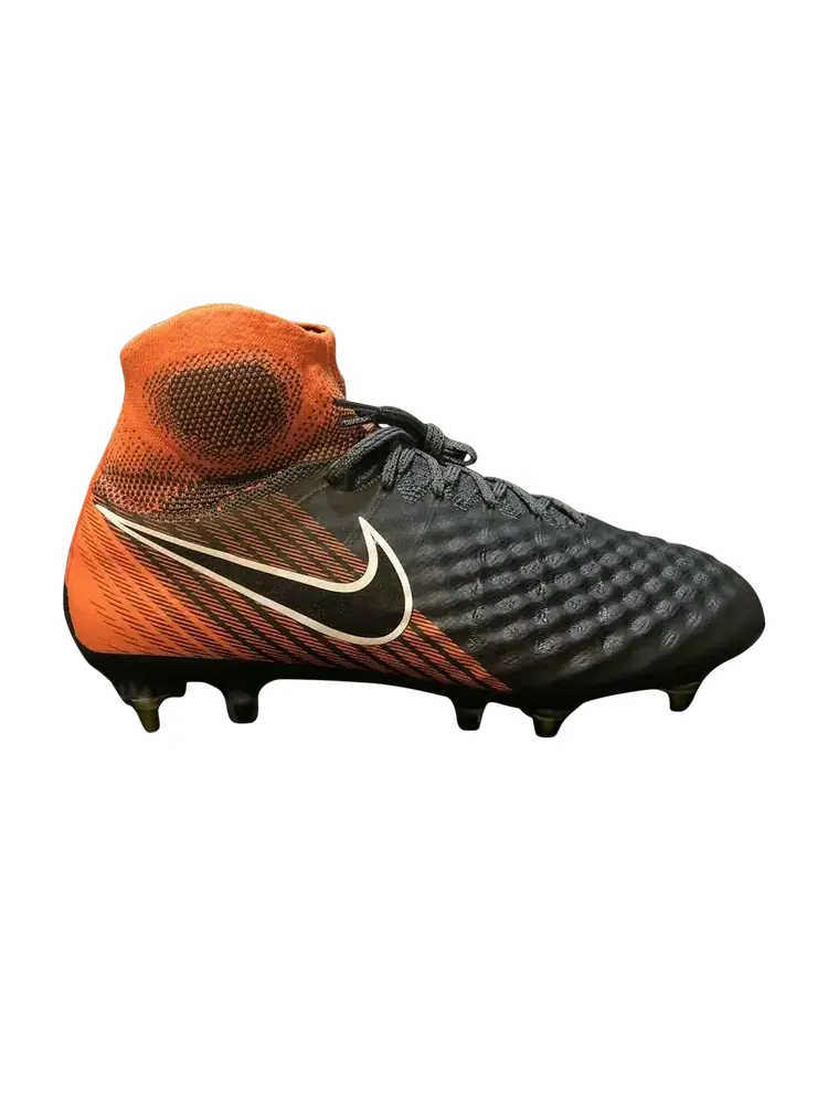 Кроссовки Nike Magista Obra 2 Elite DF SG Pro ACC 'Dark Grey Orange' — изображение 1 из 1, серый