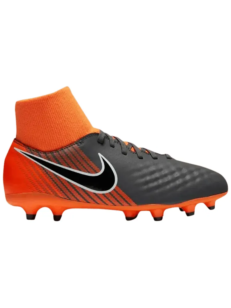 Кроссовки Nike Magista Obra 2 Academy DF FG GS 'Dark Grey Orange' — изображение 1 из 1, серый