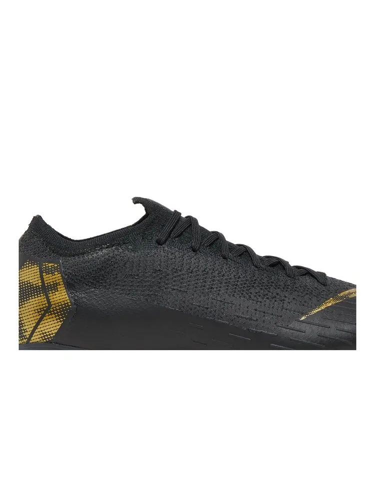 Кроссовки Nike Vapor 12 Elite FG 'Black Gold' — изображение 2 из 4, черный