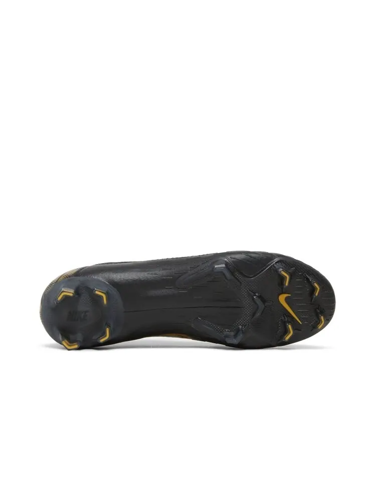 Кроссовки Nike Vapor 12 Elite FG 'Black Gold' — изображение 4 из 4, черный