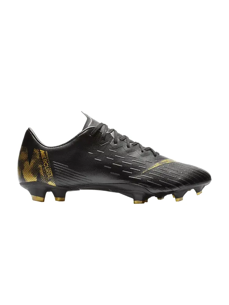 Кроссовки Vapor 12 Pro FG 'Black Metallic Vivid Gold' — изображение 1 из 1