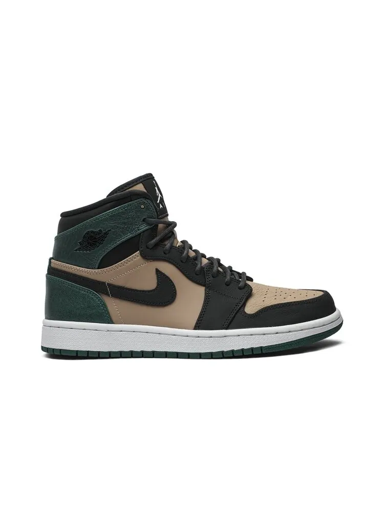 Кроссовки Air Jordan Wmns Air Jordan 1 High Premium 'Mystic Green' — изображение 1 из 4, зеленый