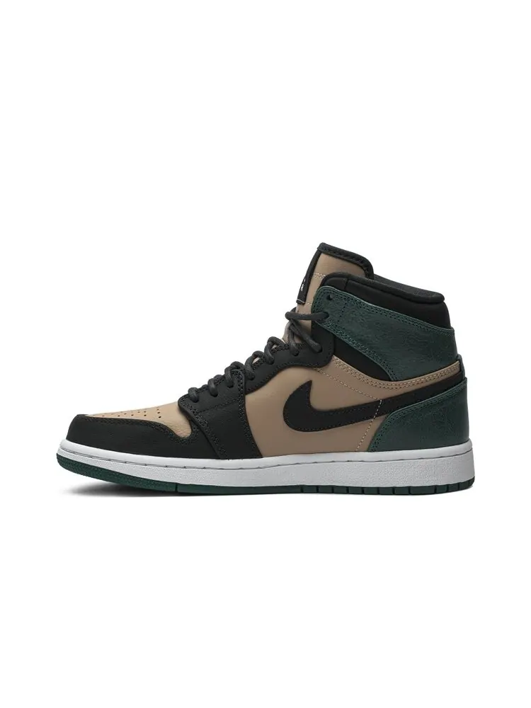 Кроссовки Air Jordan Wmns Air Jordan 1 High Premium 'Mystic Green' — изображение 3 из 4, зеленый
