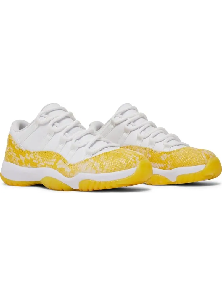Кроссовки Wmns Air Jordan 11 Low Yellow Snakeskin — изображение 8 из 8, желтый